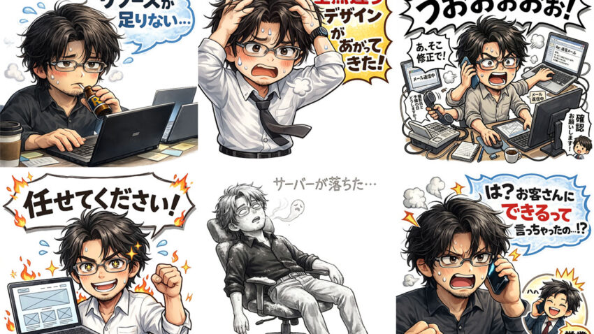 「WEBディレクターの日常あるある」LINEスタンプを販売開始しました。
